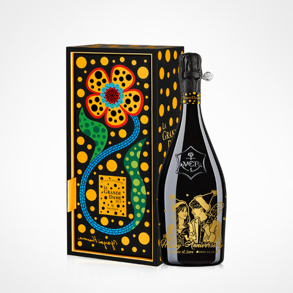 原裝禮盒|法國凱歌香檳Veuve Clicquot &草間彌生雕刻禮物情侶禮物