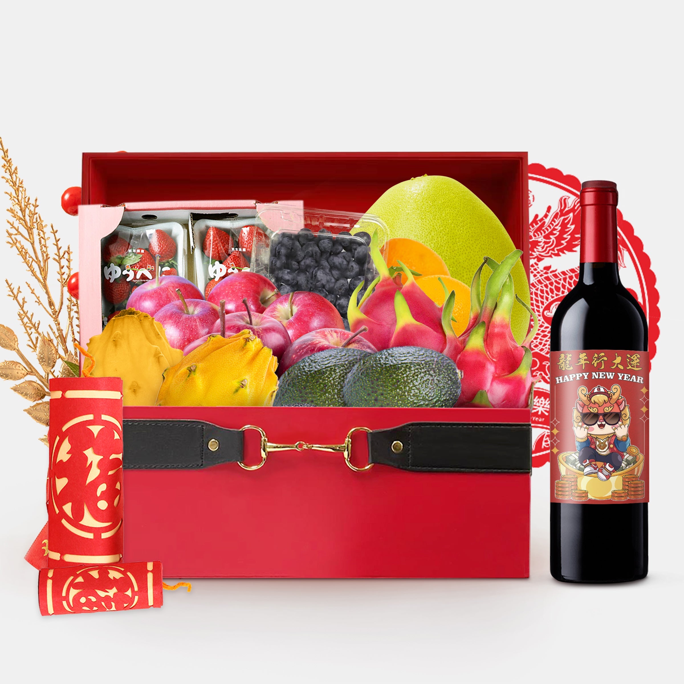 2024新年禮籃|Customized Fruit Hamper,business gifts - Design Your Own Wine
