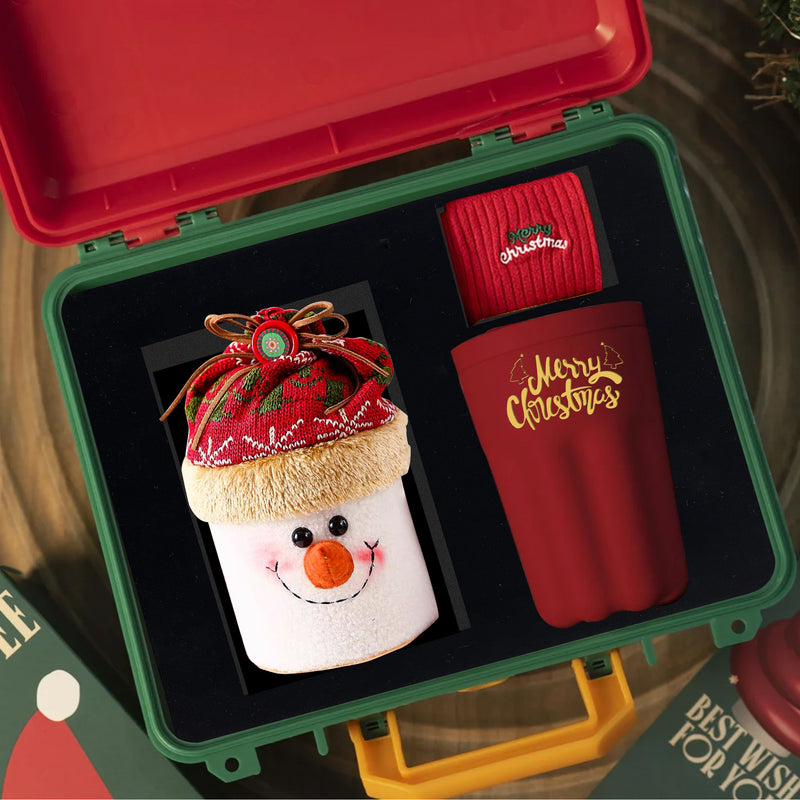 【聖誕專屬禮盒】溫馨生活必備 保溫杯禮盒  Christmas Thermos Cup Set  咖啡隨行杯 員工禮物 祝福商務送禮 企業禮物