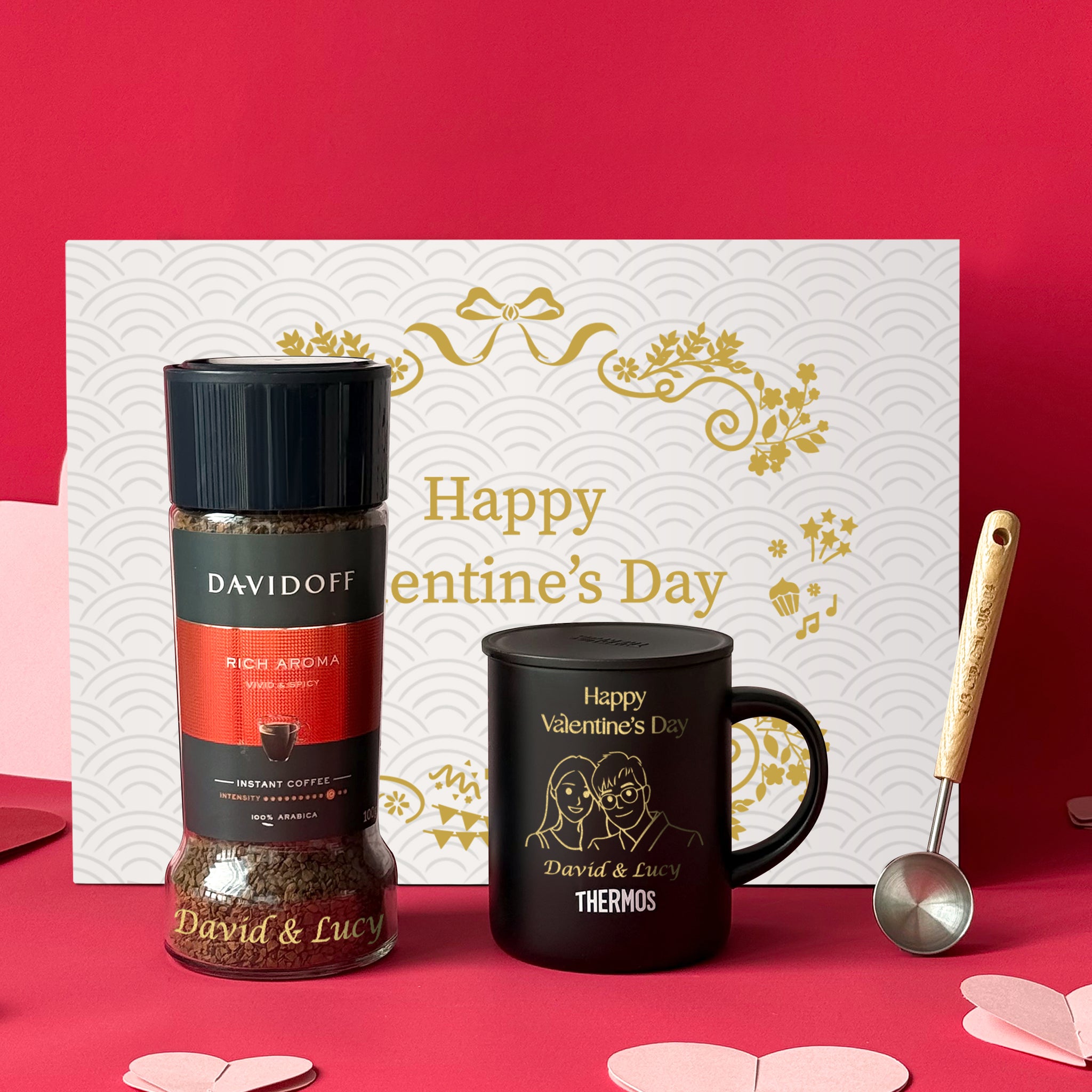 情人節禮物客製化|暖心保溫杯 THERMOS 膳魔師保溫杯套裝禮物（生日禮物）紀念禮物DY05-59 - Design Your Own Wine