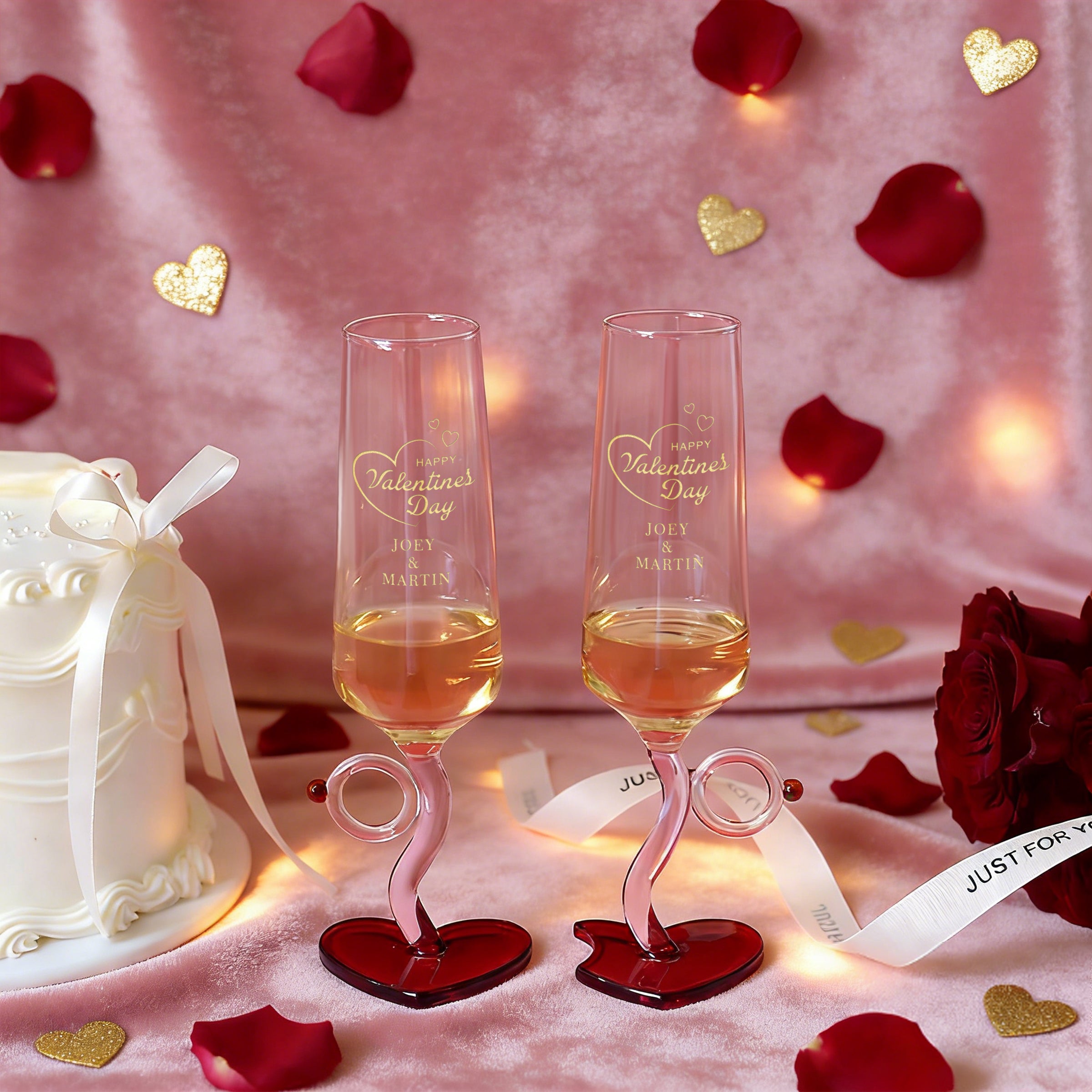 情人節禮物 |  客制化雕刻禮物 文字雕刻 客製化酒杯 浪漫戒指紅酒杯 七夕紀念日禮物送女朋友老婆 Valentine's Day gift
