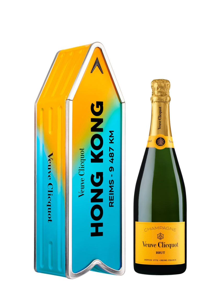 Veuve Clicquot Brut with Engraving |專屬訂製香檳（人像雕刻） 原裝香檳箭頭禮盒