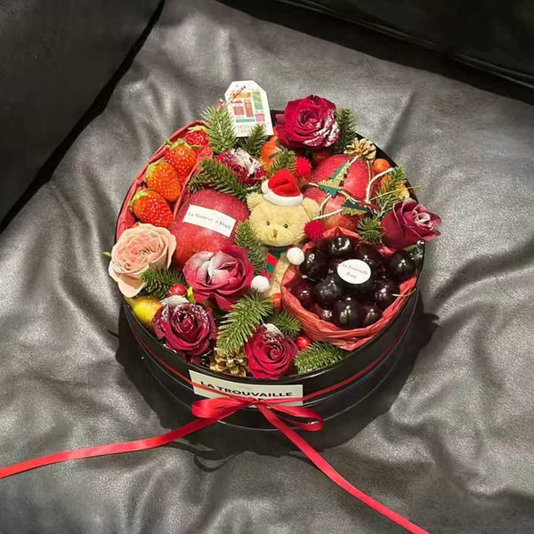 Christmas Hamper|聖誕果籃 聖誕花籃 聖誕禮籃 生果籃 花籃 情侶送禮 送朋友