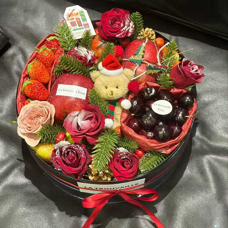 Christmas Hamper|聖誕果籃 聖誕花籃 聖誕禮籃 生果籃 花籃 情侶送禮 送朋友