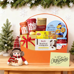 【聖誕零食禮籃】零食禮籃  Christmas  Food Hamper 客戶感謝禮 企業聖誕禮物 客製化商務送禮 送朋友送長輩 - Design Your Own Wine