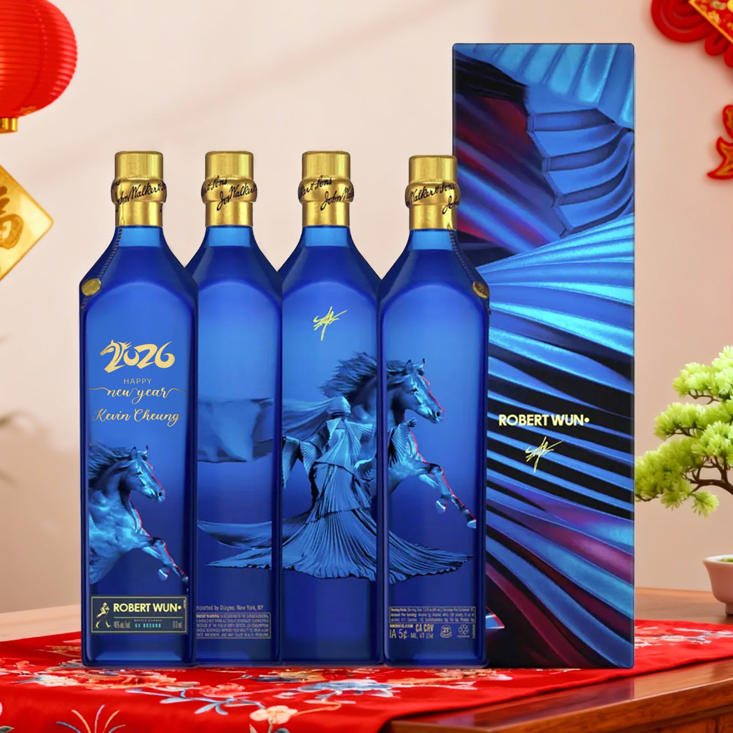 2026 CNY Gifts | Johnnie Walker Blue Label 尊尼獲加藍標2026馬年限定款馬年新年禮物客製化禮物春節送親戚長輩客戶朋友賀禮Gift  |