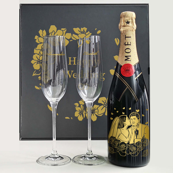 Moët & Chandon Impérial & Champagne Glasses Gift Set