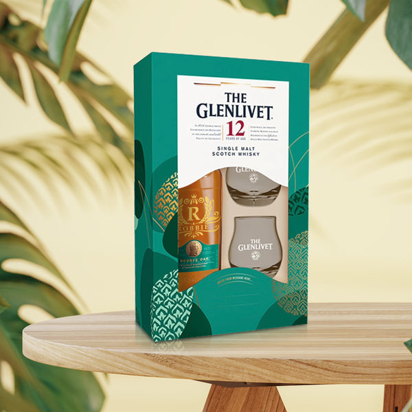 Glenlivet|客製化禮物（文字雕刻）格蘭威特12年威士忌套裝  生日禮物 - Design Your Own Wine