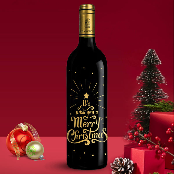 聖誕禮物| Mini 紅酒雕刻禮物（現貨不定製）送朋友 送同事 - Design Your Own Wine