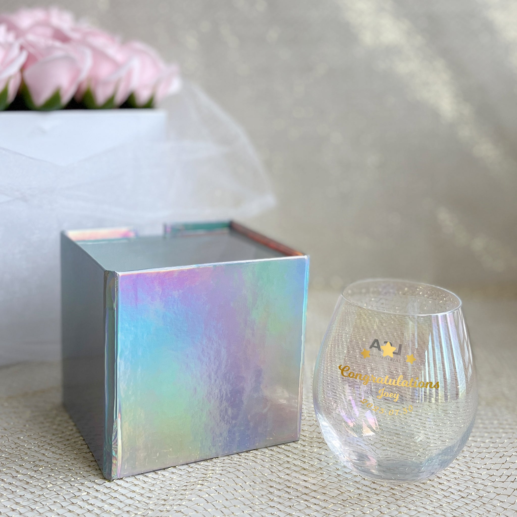 LSA Glasses 炫彩威士忌水杯 雕刻禮物 （文字雕刻）客製化 生日禮物 交換禮物 - Design Your Own Wine