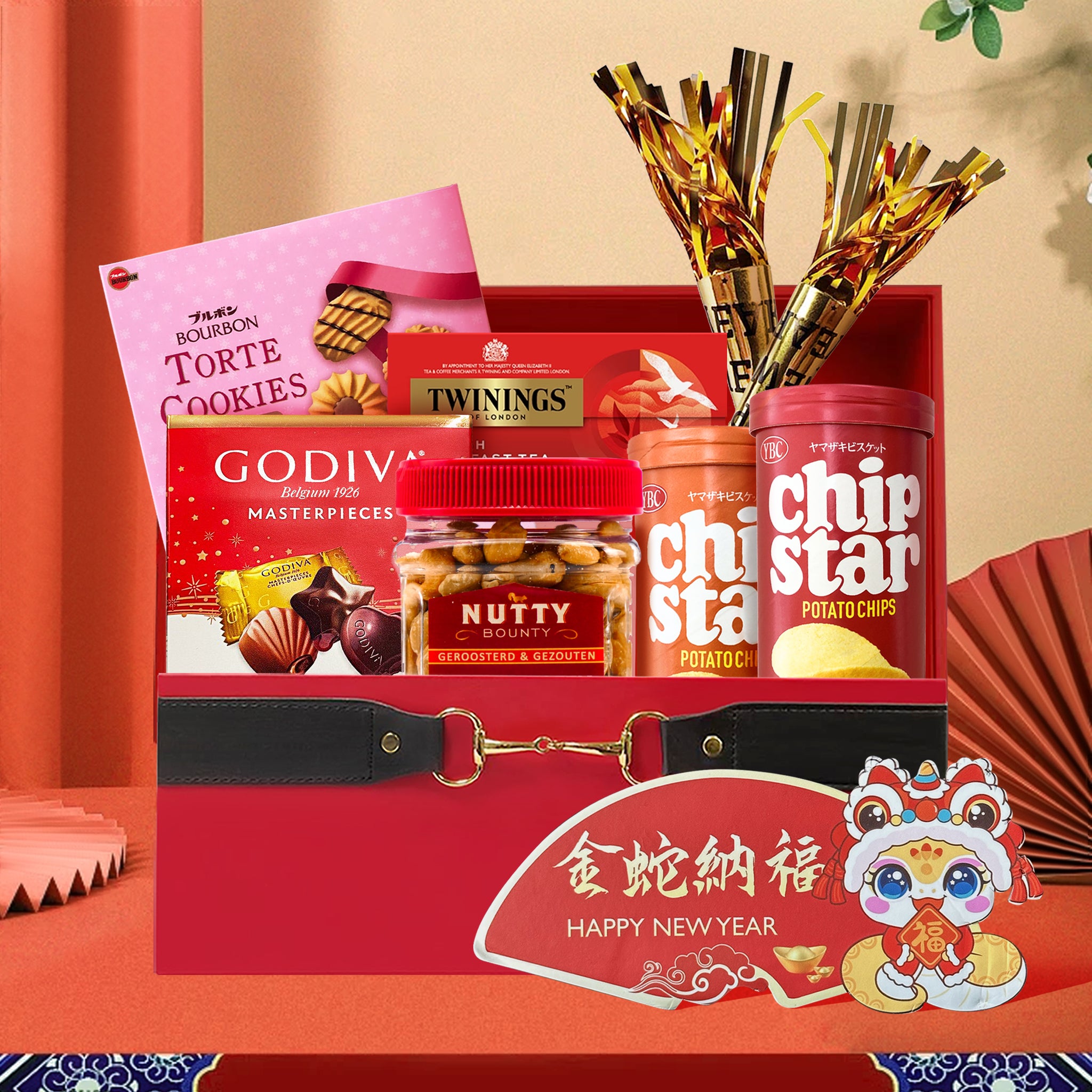 2025新年零食禮籃  新年送禮 零食籃拜年 客戶親戚朋友送禮 長輩新年禮物New Year's Festival  FoodHamper - Design Your Own Wine