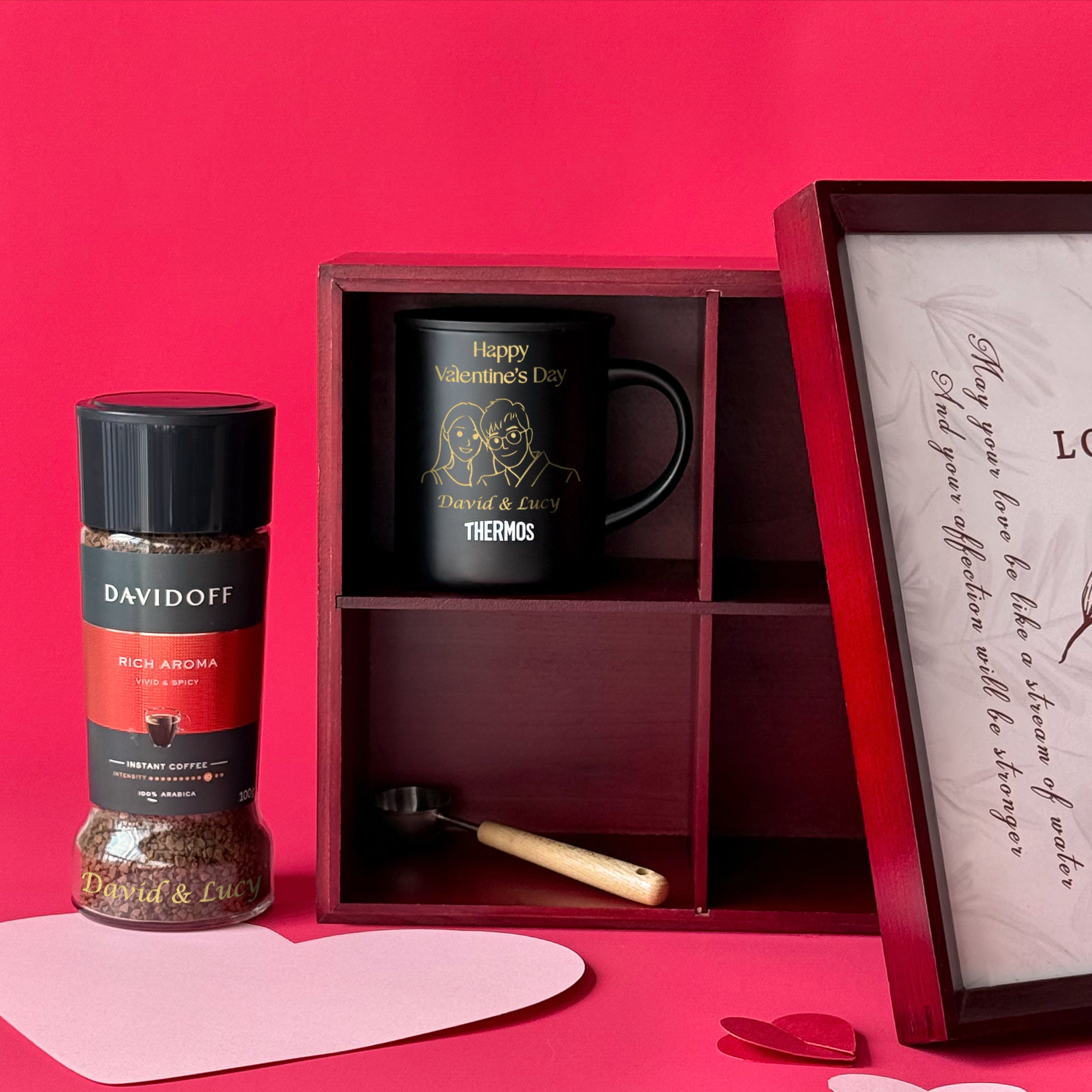 【7折特惠】情人節禮物客製化|暖心保溫杯 THERMOS 膳魔師保溫杯套裝禮物（生日禮物）紀念禮物DY05-59 - Design Your Own Wine