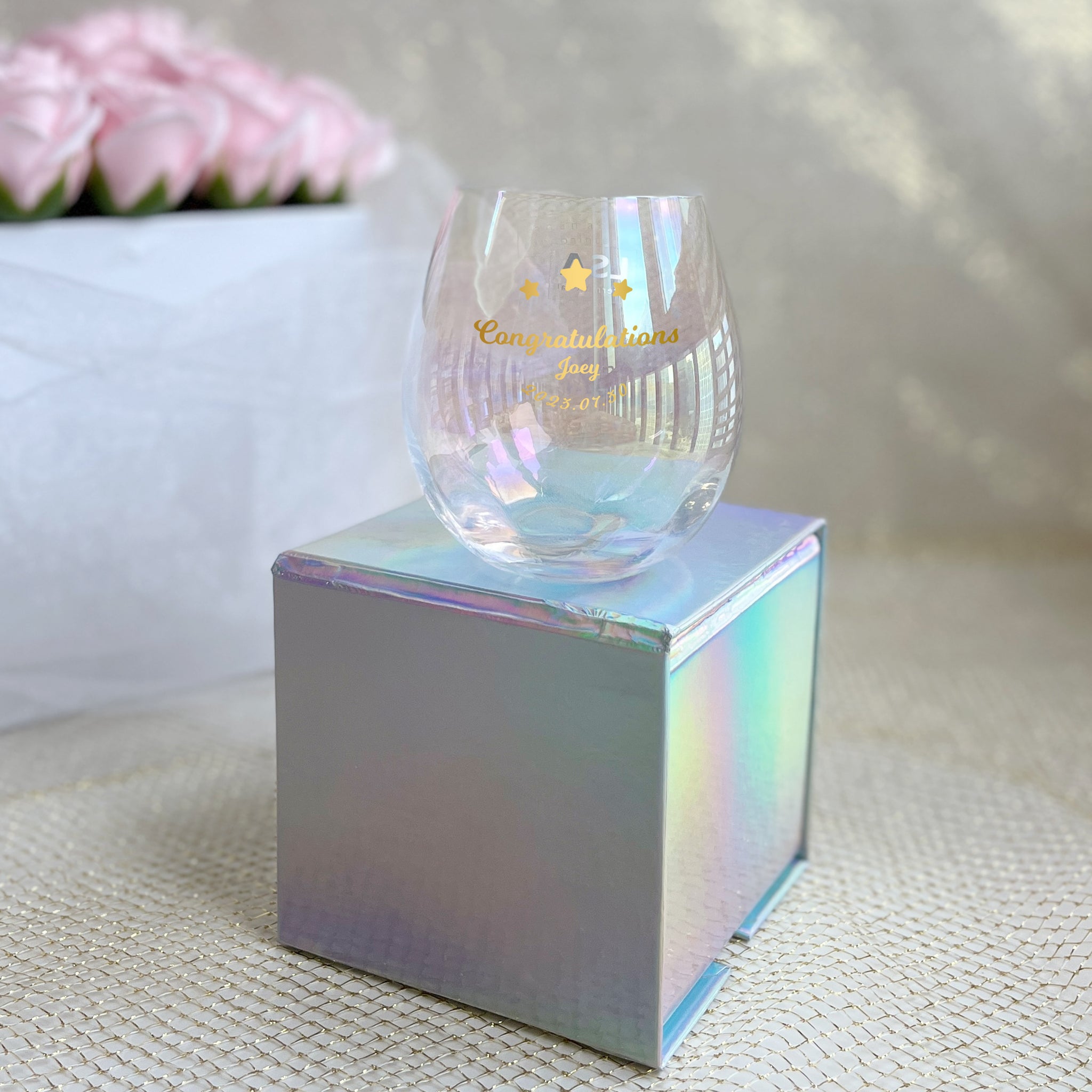 LSA Glasses 炫彩威士忌水杯 雕刻禮物 （文字雕刻）客製化 生日禮物 交換禮物 - Design Your Own Wine