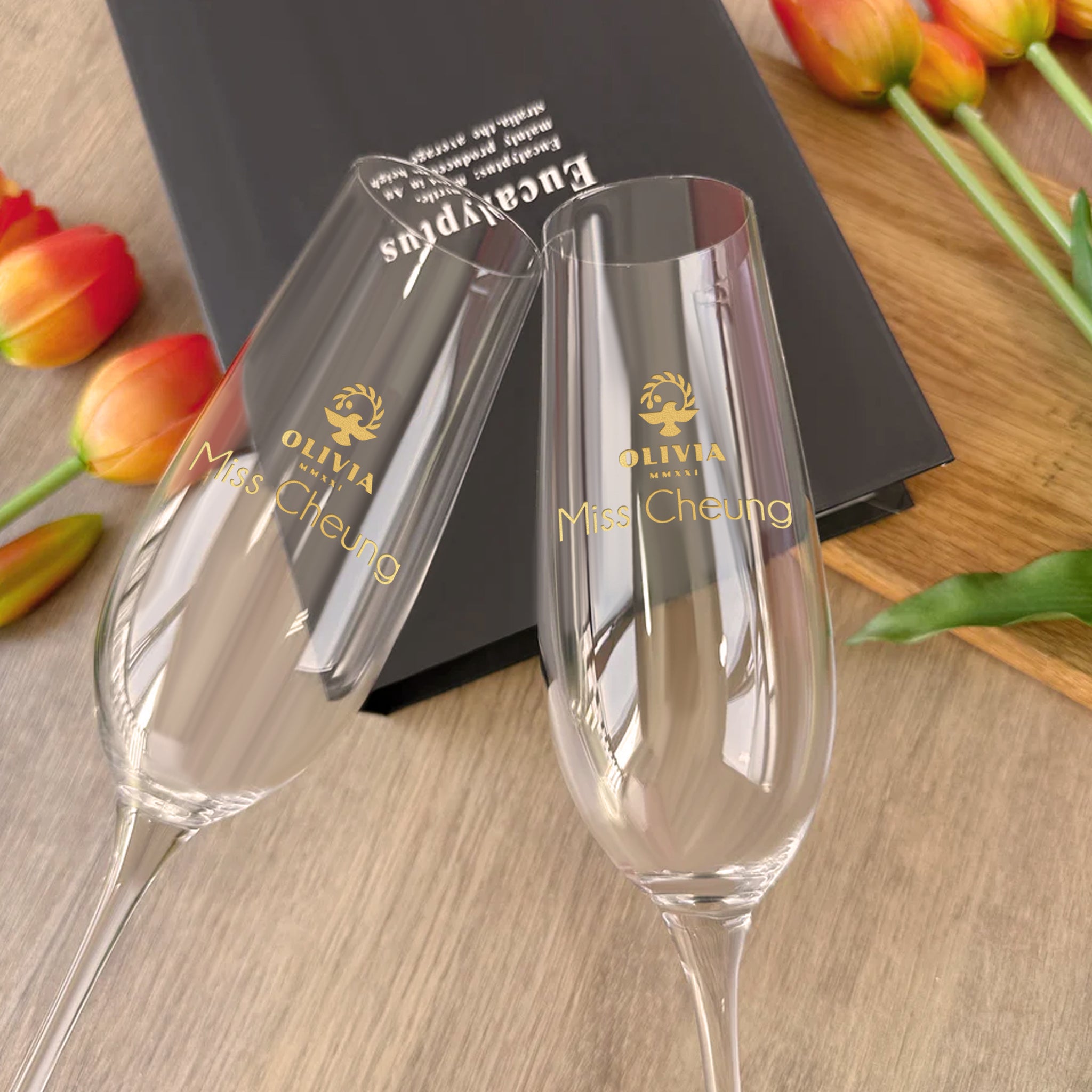 Moët & Chandon 冰雪香檳 750ml 客製化｜logo文字訂製&對杯雕刻 打造企業專屬香檳 升職榮休紀念日禮物 - Design Your Own Wine