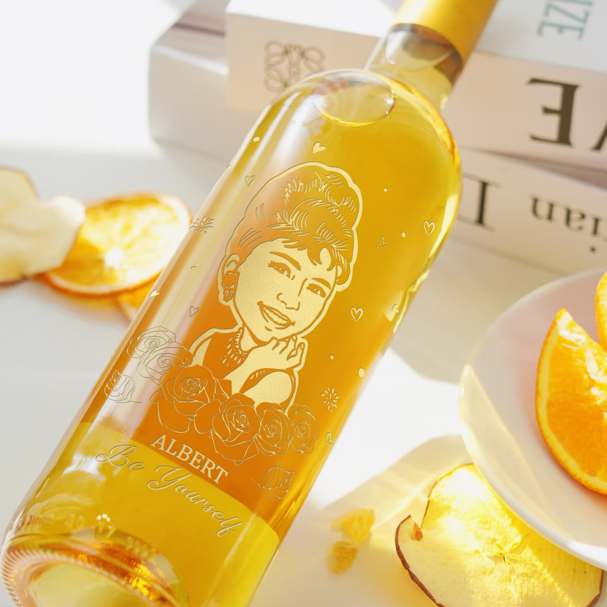 Château Suduiraut 旭金堡貴腐甜白葡萄酒 客製化人像雕刻 文字訂製酒 瓶身訂製刻字繪圖 企業禮物/婚禮首選 - Design Your Own Wine