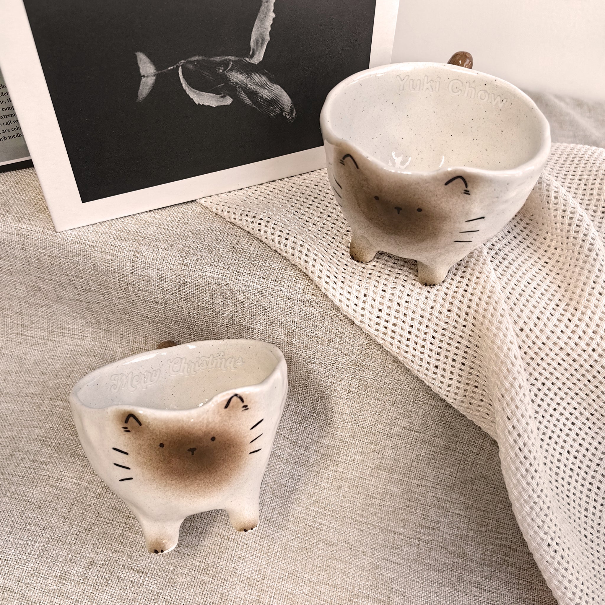 聖誕禮物 聖誕禮盒 客製化可愛禮物 日本千代壽 月夜之眠 貓貓清酒 米酒 | Christmas Gift Chiyokotobuki Cat Junmai Ginjo 720ml