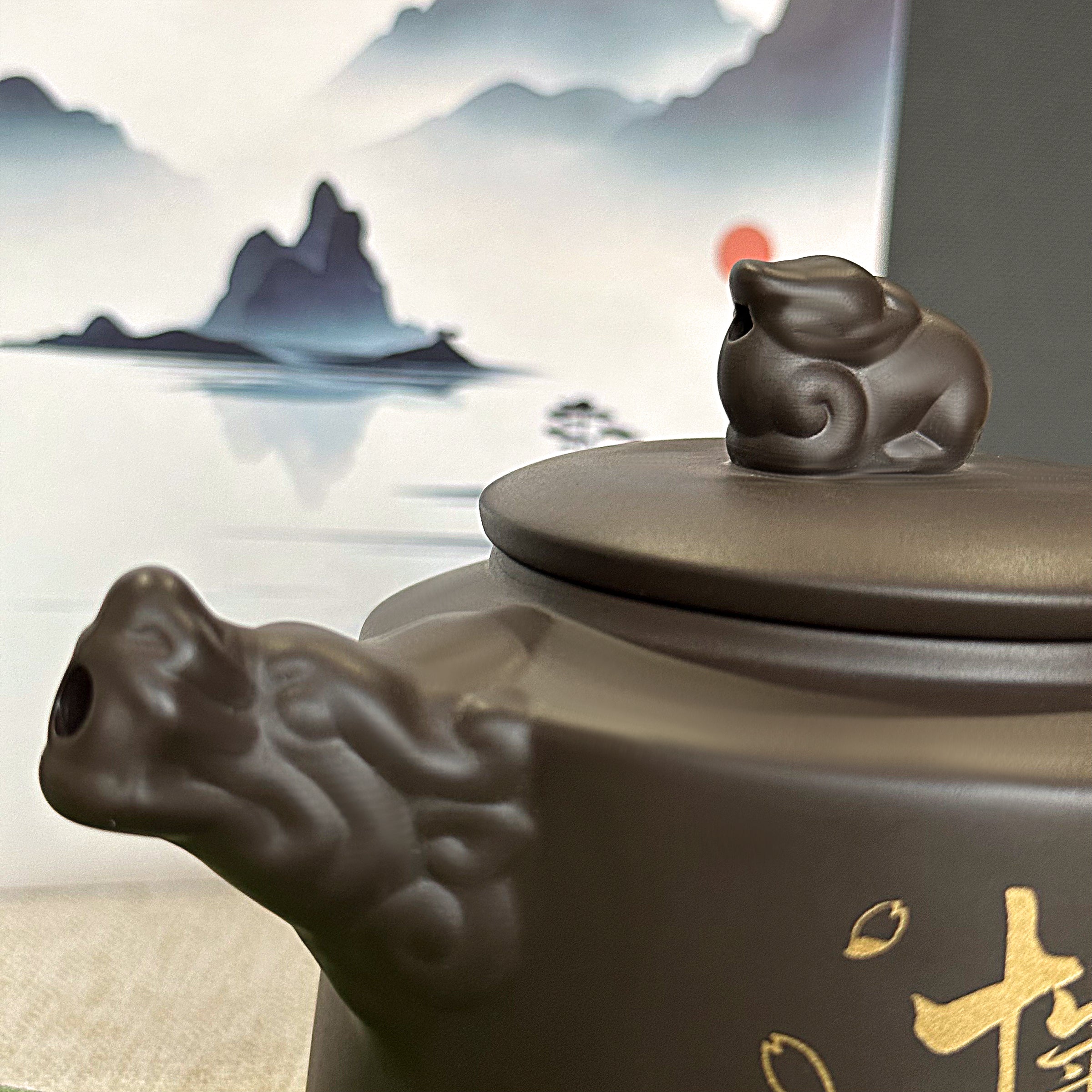 客製化紫砂茶具禮盒套裝｜專屬文字訂製紫砂茶壺 送給恩師的最佳感謝禮物 姓名雕刻 祝福禮物送長輩Customized teapot set-DY05-53 - Design Your Own Wine