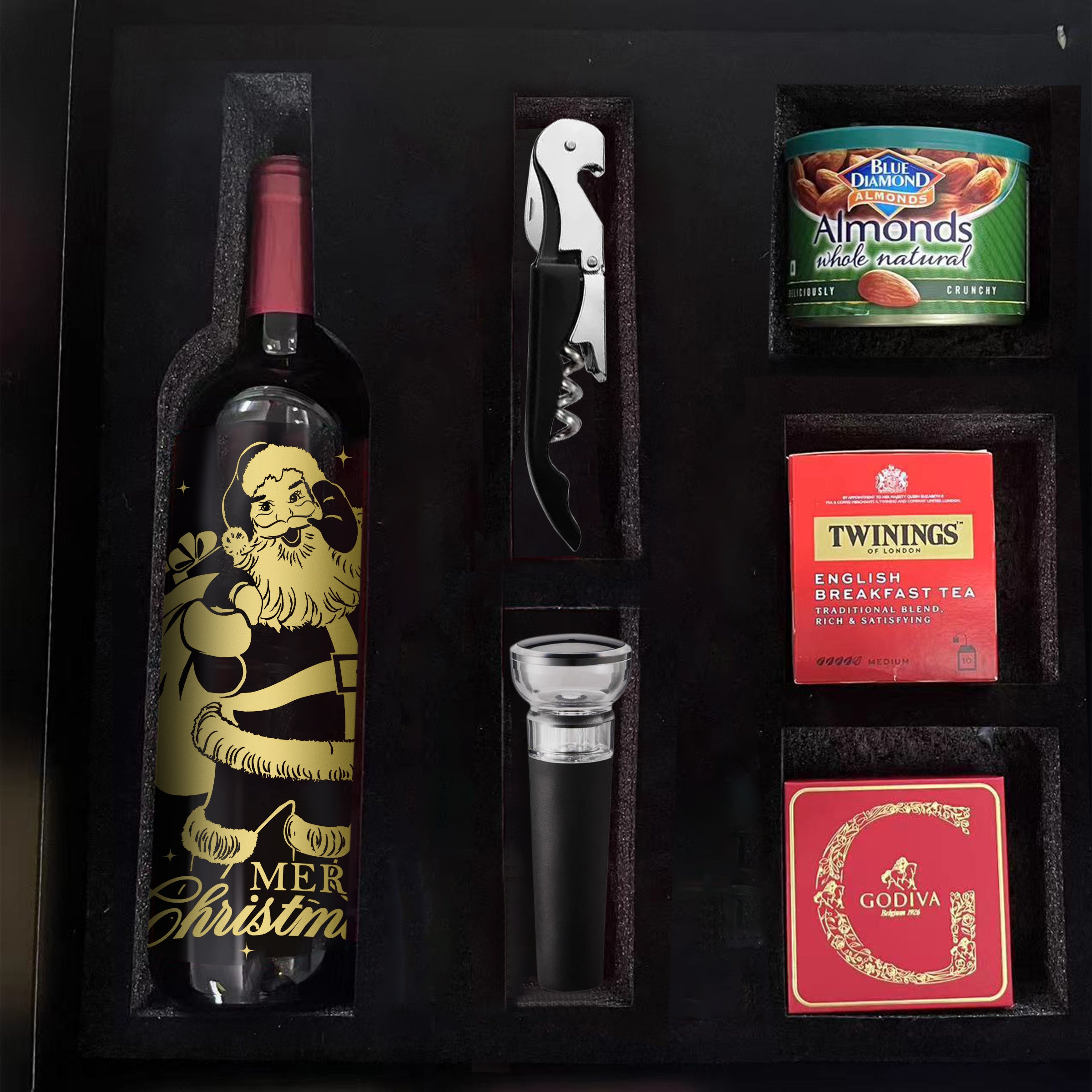 聖誕禮盒| 雕刻聖誕禮物（客製化禮物）禮盒套裝 送朋友送客戶送家人 - Design Your Own Wine