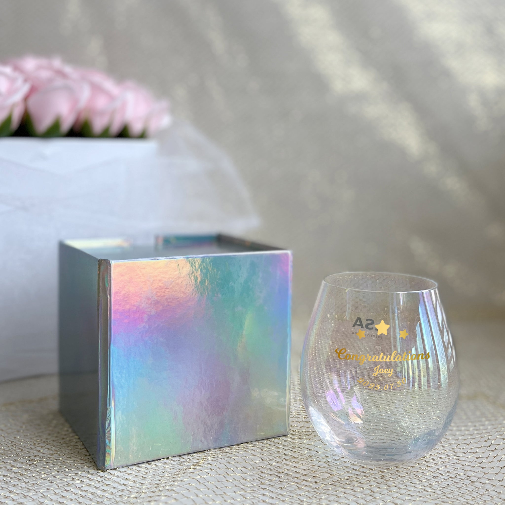 LSA Glasses 炫彩威士忌水杯 雕刻禮物 （文字雕刻）客製化 生日禮物 交換禮物 - Design Your Own Wine