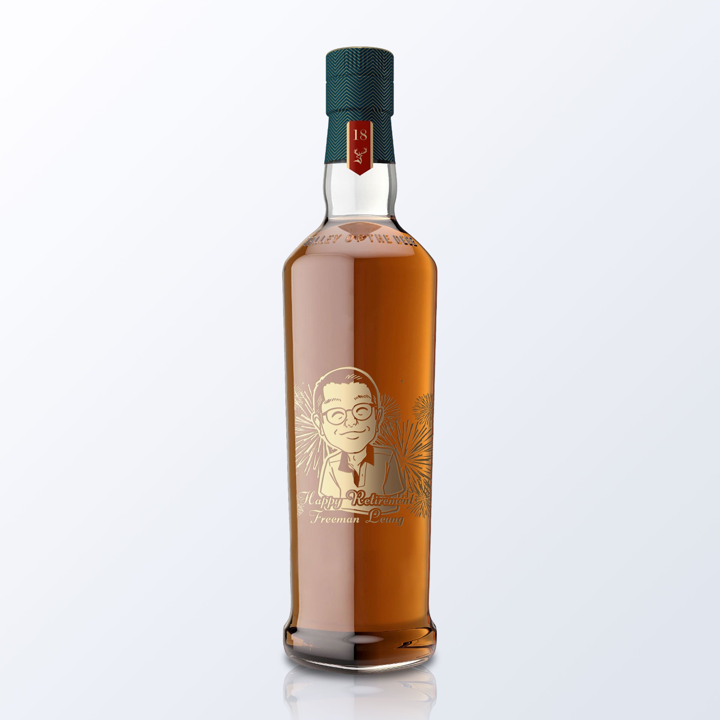 Personalize Glenfiddich 18 Years Old | Whisky customization - Design Your Own Wine