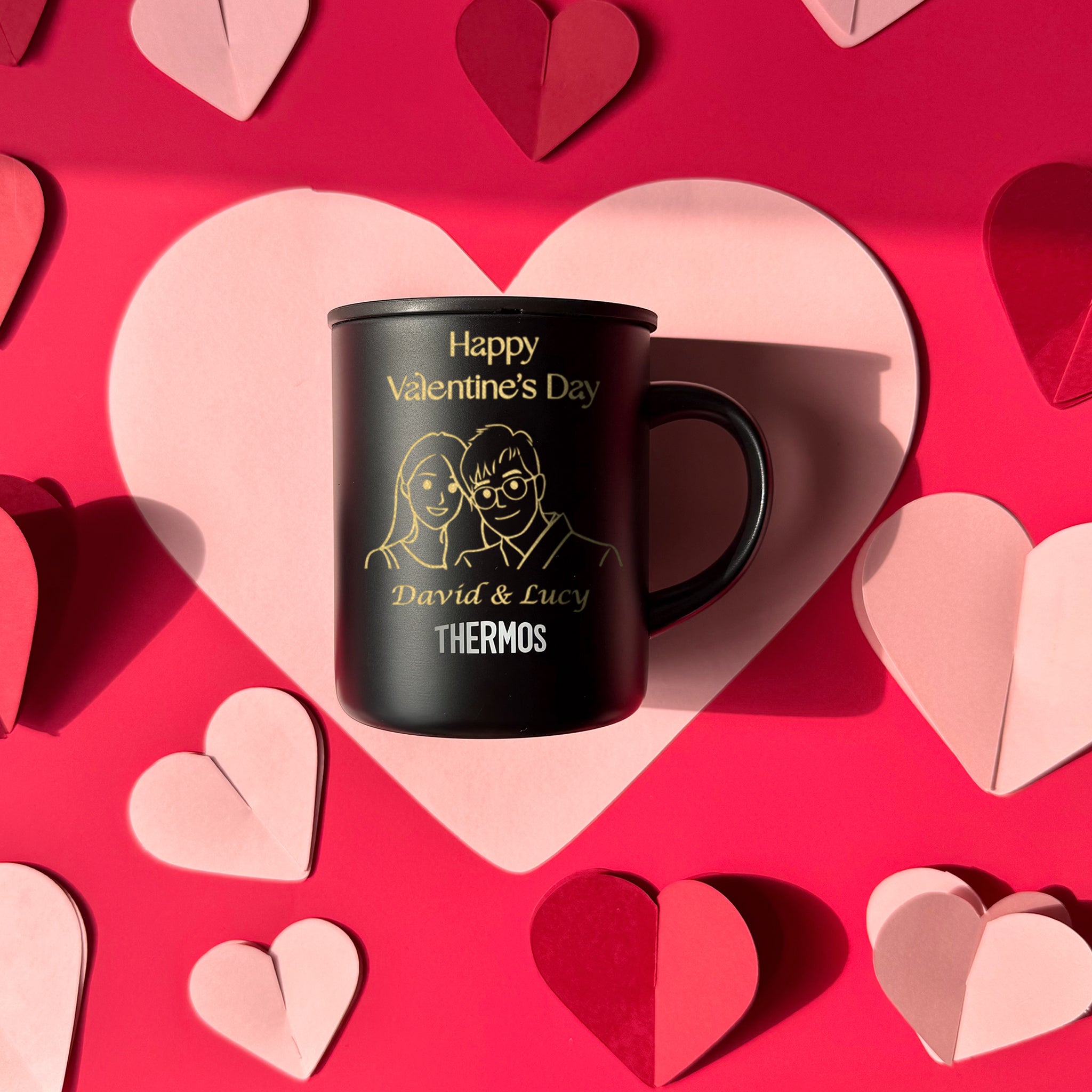 【7折特惠】情人節禮物客製化|暖心保溫杯 THERMOS 膳魔師保溫杯套裝禮物（生日禮物）紀念禮物DY05-59 - Design Your Own Wine