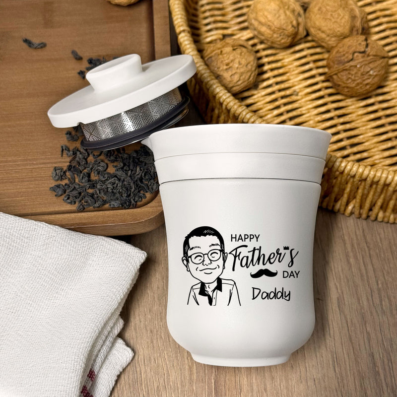 父親節禮物客製化|旅行茶具 THERMOS 膳魔師便攜茶壺套裝禮物（訂製禮物）紀念禮物 適合父親節送長輩爸爸專屬禮物 DY05-68 - Design Your Own Wine