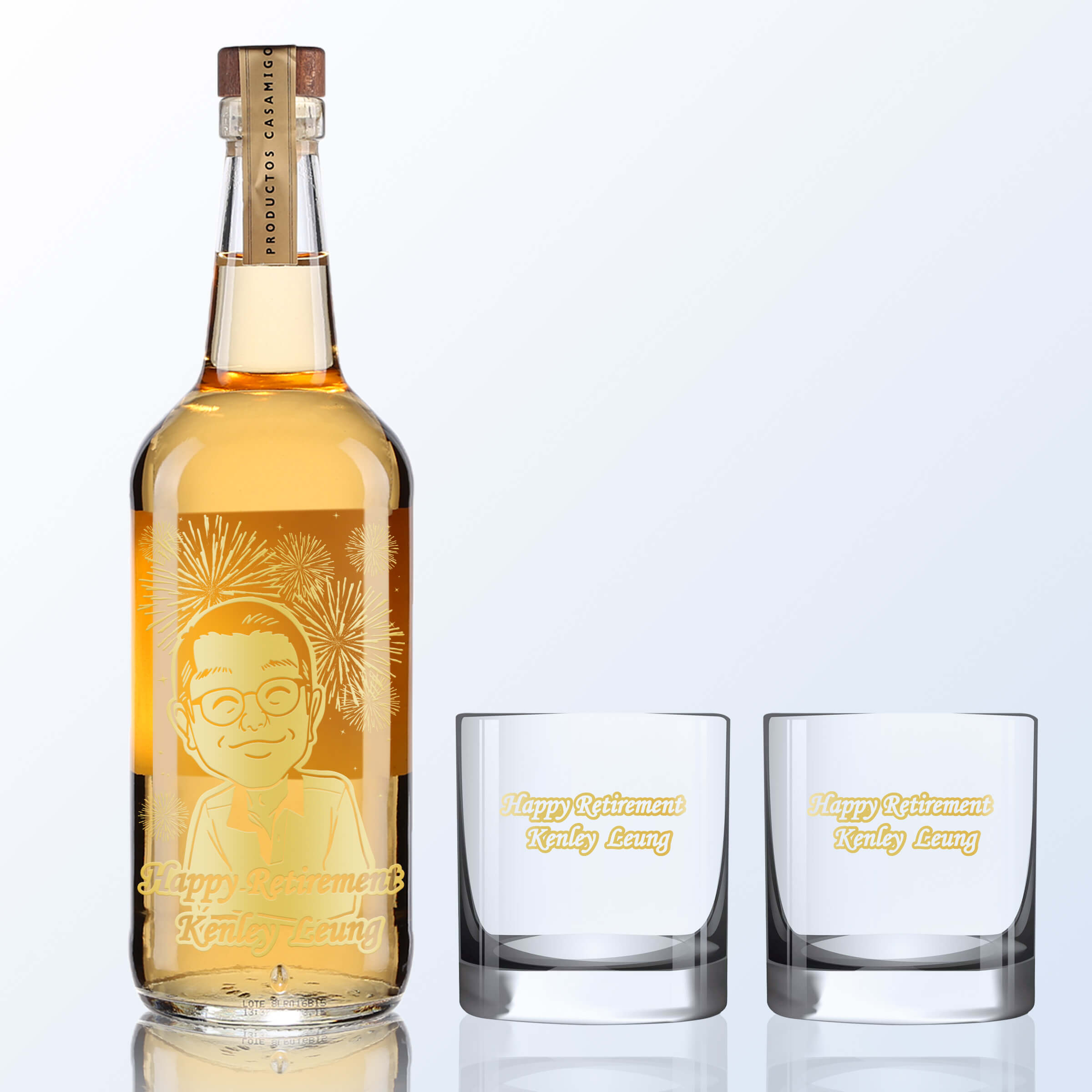 Casamigos Reposado Tequila |人像雕刻禮物 客製化雕刻（紀念禮物）刻字禮物 生日禮物 - Design Your Own Wine