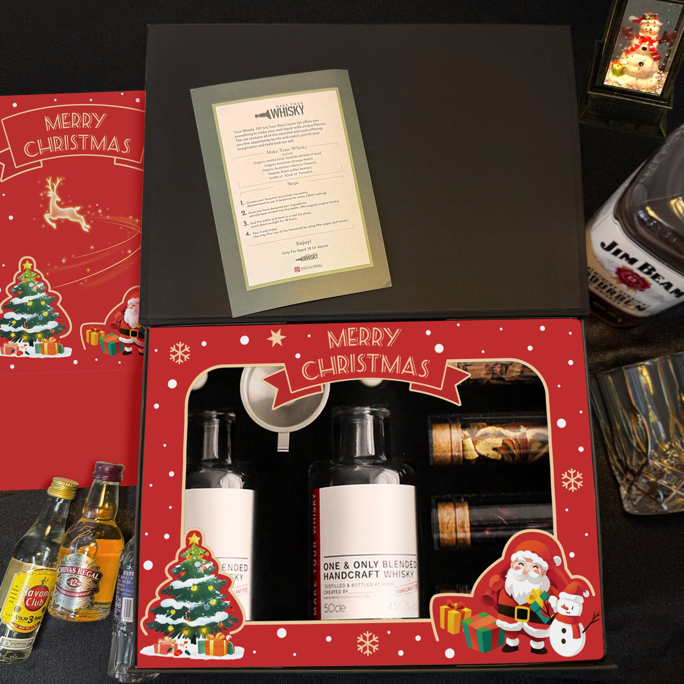【24H小時快速出貨】聖誕DIY威士忌禮盒 Make Your Liquors Kit Home Edition - DIY 自製只屬自己口味的威士忌 聖誕節禮物 訂製禮盒 DY05-80