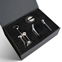 開瓶器套裝丨客製化禮物 紅酒開瓶器禮盒 威士忌開瓶器套裝 錫紙刀紅酒抽氣塞 - Design Your Own Wine