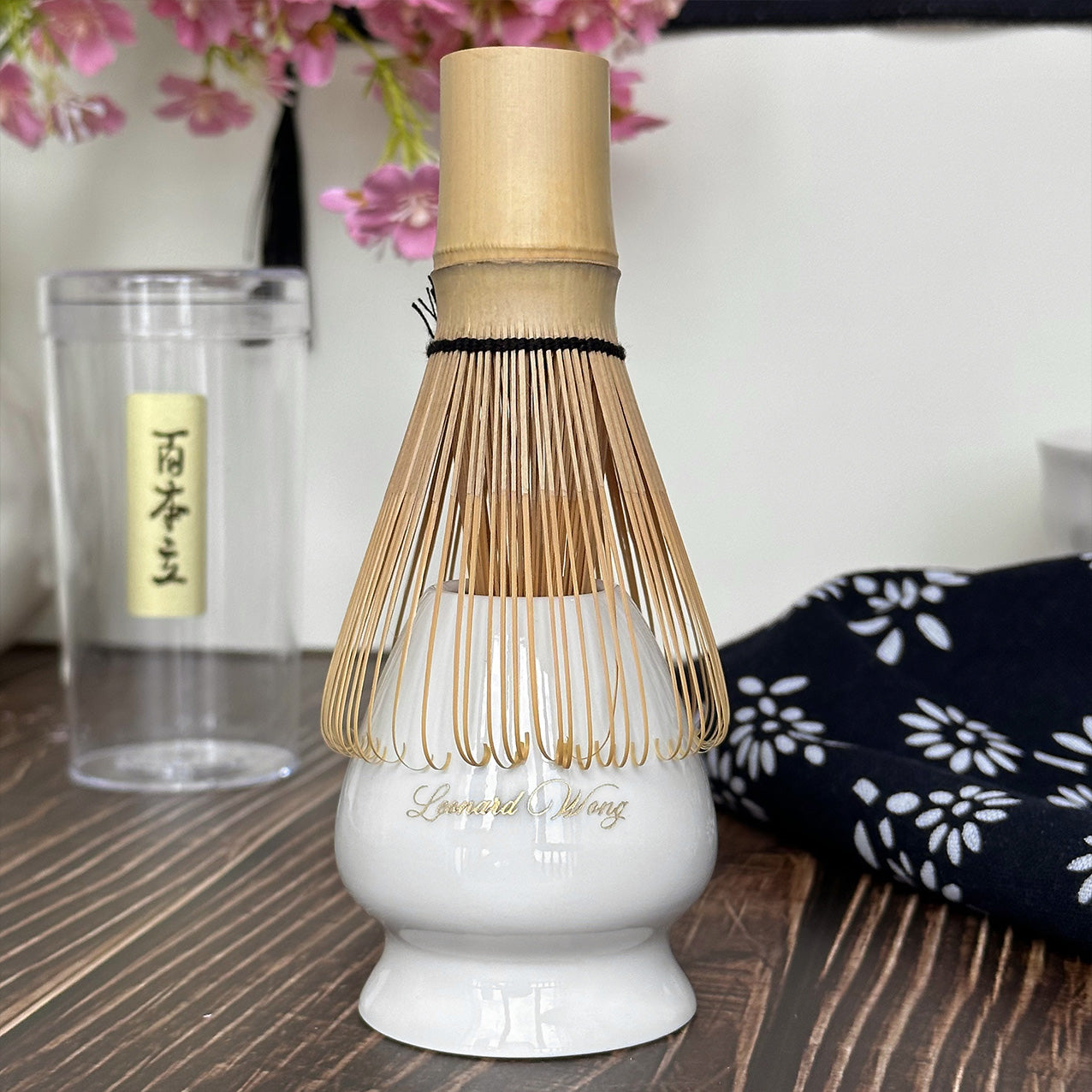 日式抹茶工具禮盒 抹茶碗文字訂製 雕刻禮物 櫻花節情侶送禮 日本文化抹茶點茶製作 紀念禮物Japanese Matcha Tools-DY02-91 - Design Your Own Wine