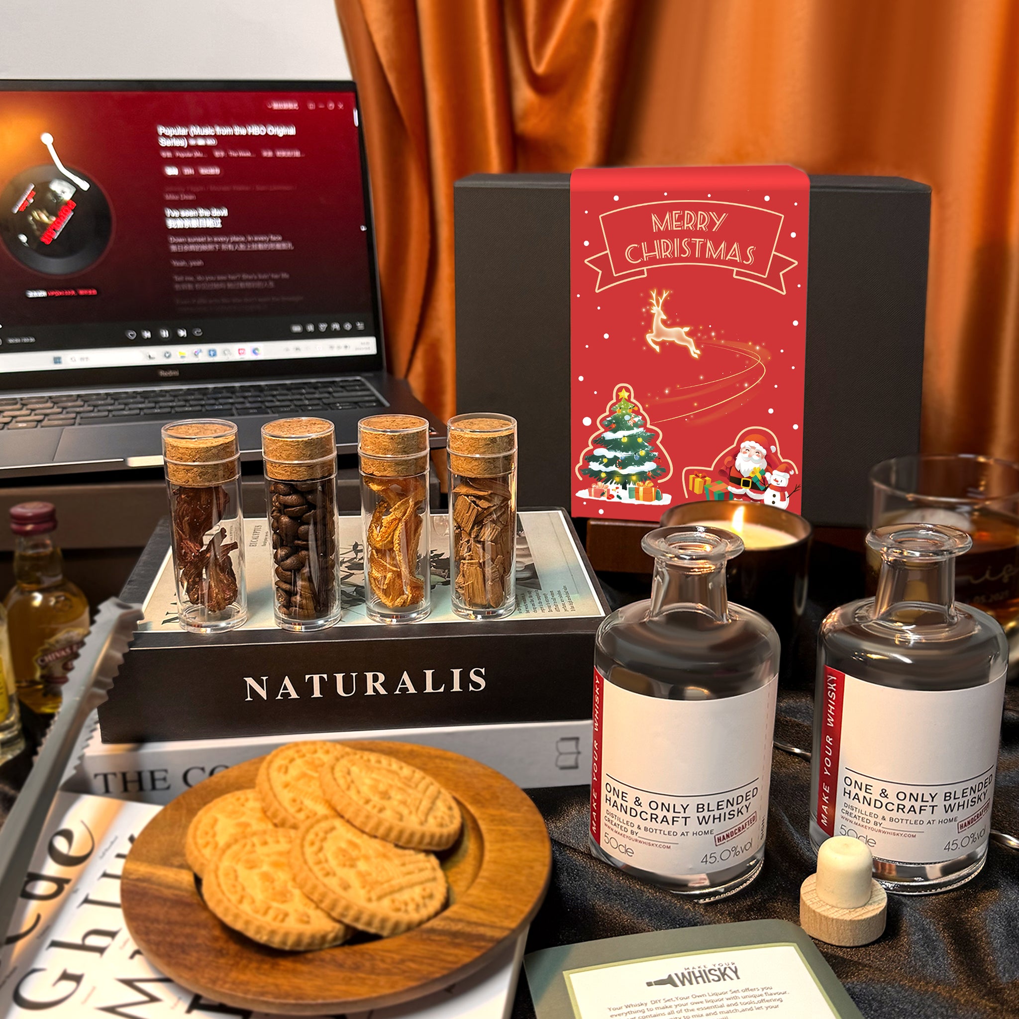 【24H小時快速出貨】聖誕DIY威士忌禮盒 Make Your Liquors Kit Home Edition - DIY 自製只屬自己口味的威士忌 聖誕節禮物 訂製禮盒 DY05-80