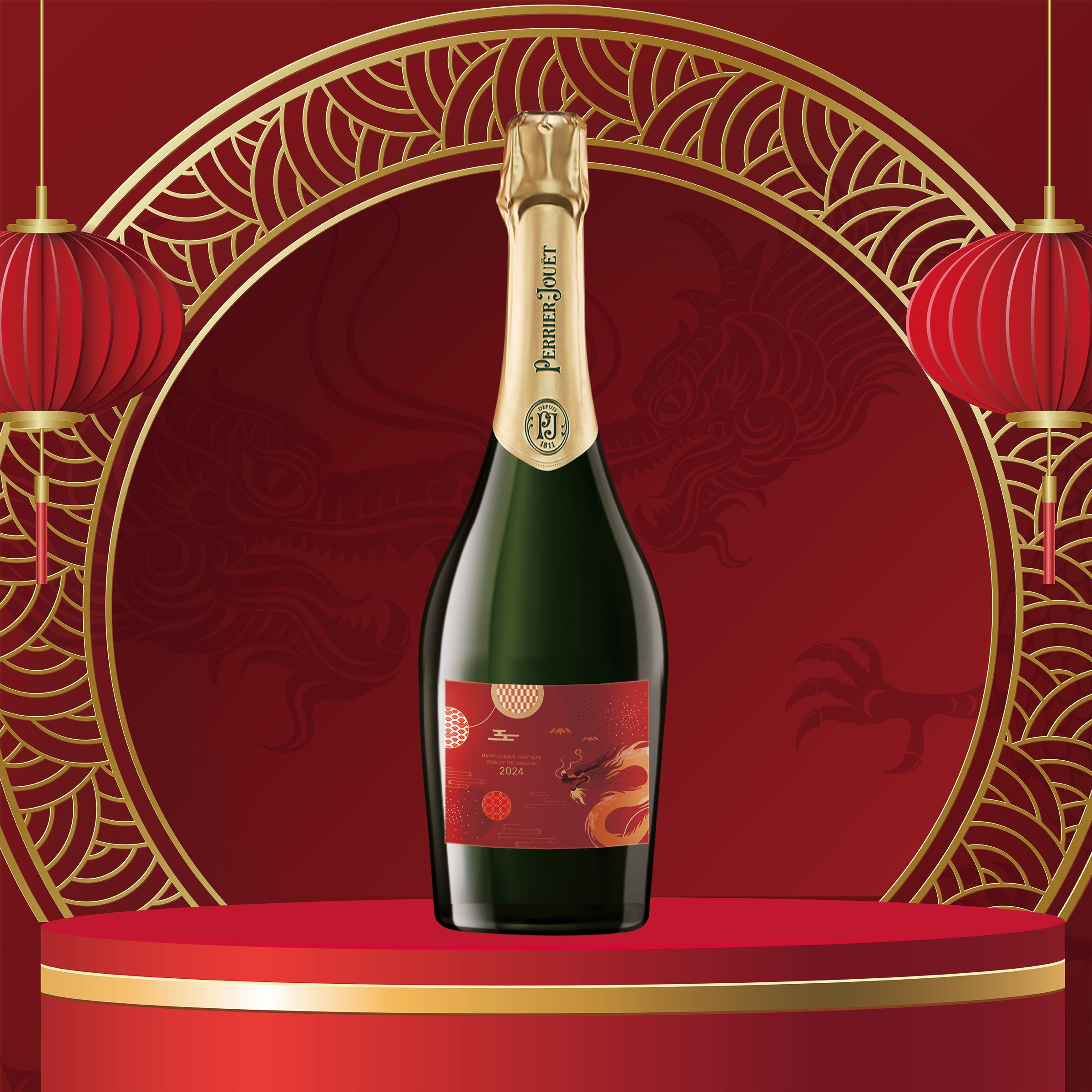 2024 CNY Gifts|訂製香檳酒標禮物（客製化禮物）新春禮物 送朋友送客戶 - Design Your Own Wine