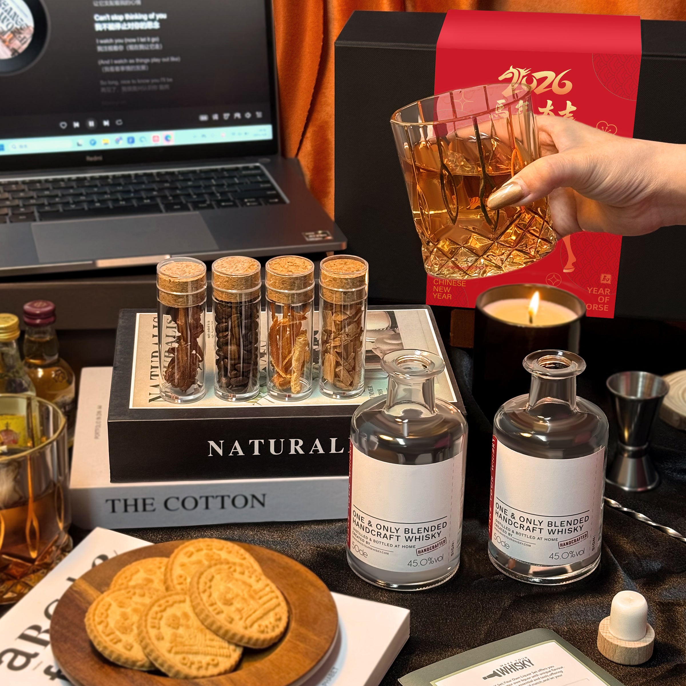 【24H快速出貨】新年禮物 DIY威士忌禮盒 Make Your Whisky Kit - DIY 自製只屬自己口味的威士忌【一次就上手】送男友 企業送禮 - Design Your Own Wine
