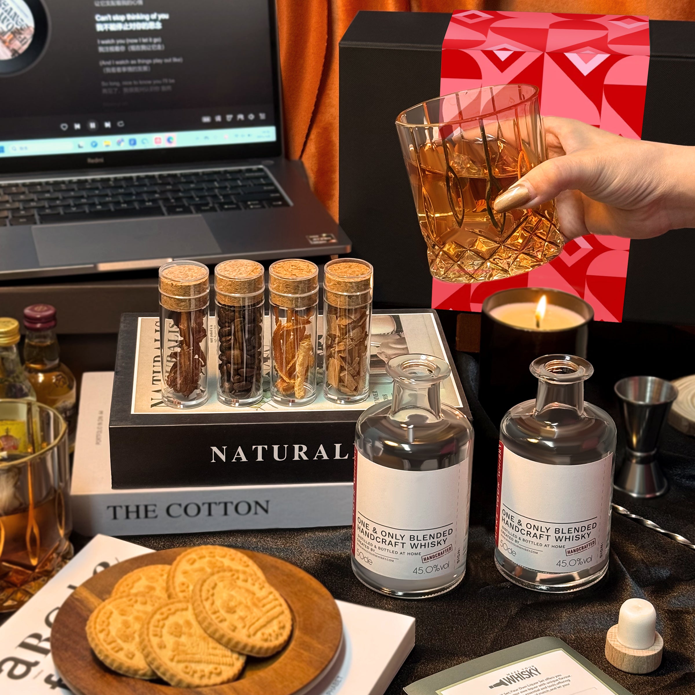 24h快速出貨|情人節DIY威士忌禮盒 Make Your Whisky Kit - DIY 自製只屬自己口味的威士忌 送伴侶【一次就上手】