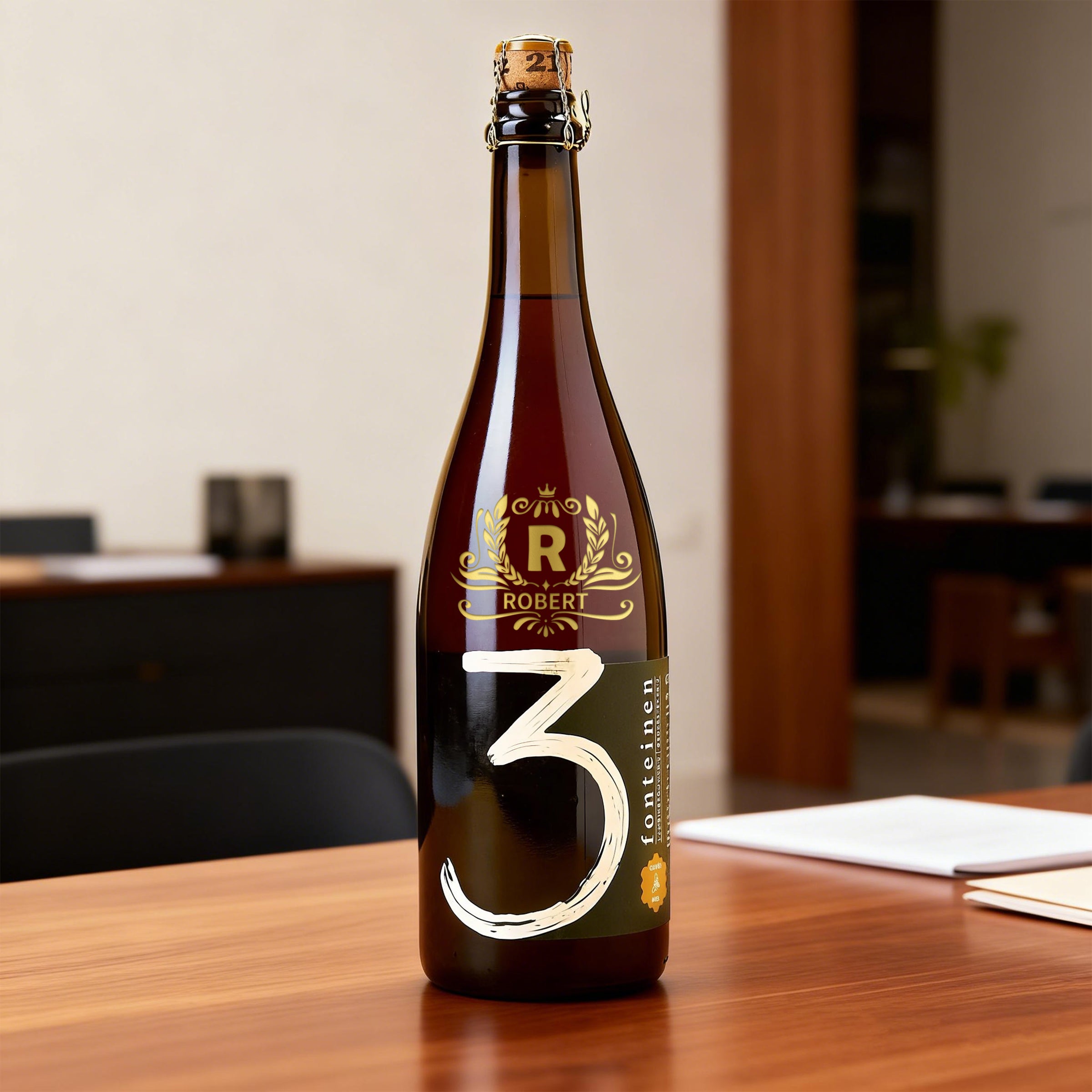 客製化企業禮物 訂製文字雕刻啤酒 創意生日禮物送朋友 企業送禮 VIP禮物 可批量訂製 | Hoegaarden 麥啤 - Design Your Own Wine