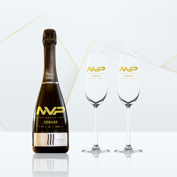 Naonis Prosecco 雕刻禮物（生日禮物）紀念禮物 客製化文字禮物 - Design Your Own Wine