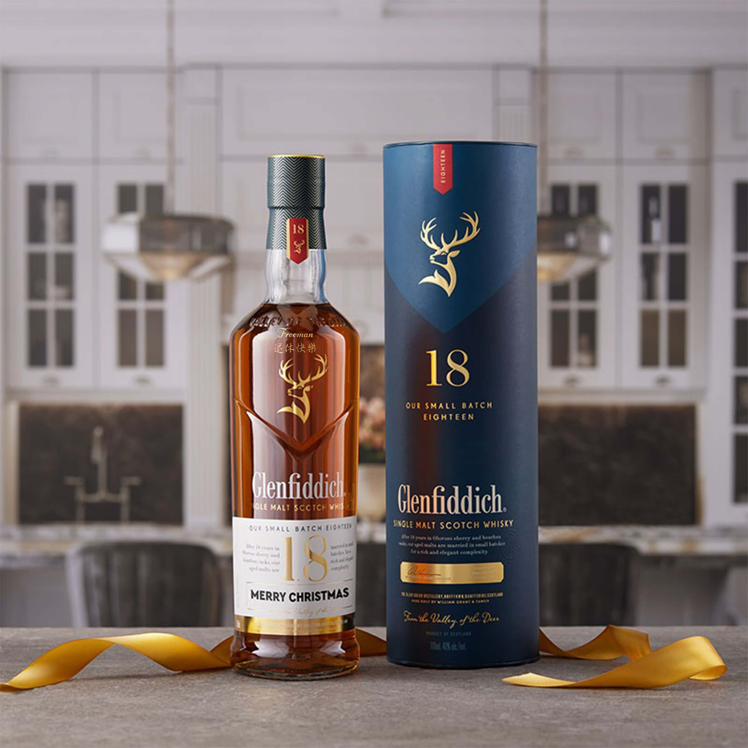 【原裝禮盒】Glenfiddich 18 客製化禮物（人像雕刻）雕刻禮物 DY04-103 - Design Your Own Wine