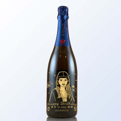 1.5L香檳| 大容量香檳禮物（人像雕刻）客製化禮物 品牌香檳禮物 生日禮物 交換禮物 - Design Your Own Wine