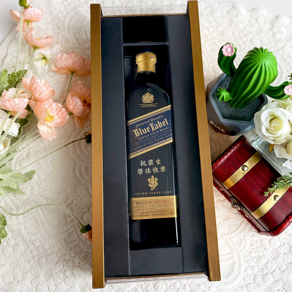榮休禮物| Johnnie Walker Blue Label with Engraving 尊尼獲加藍標 (人像雕刻)客製化 DY04-1 ...
