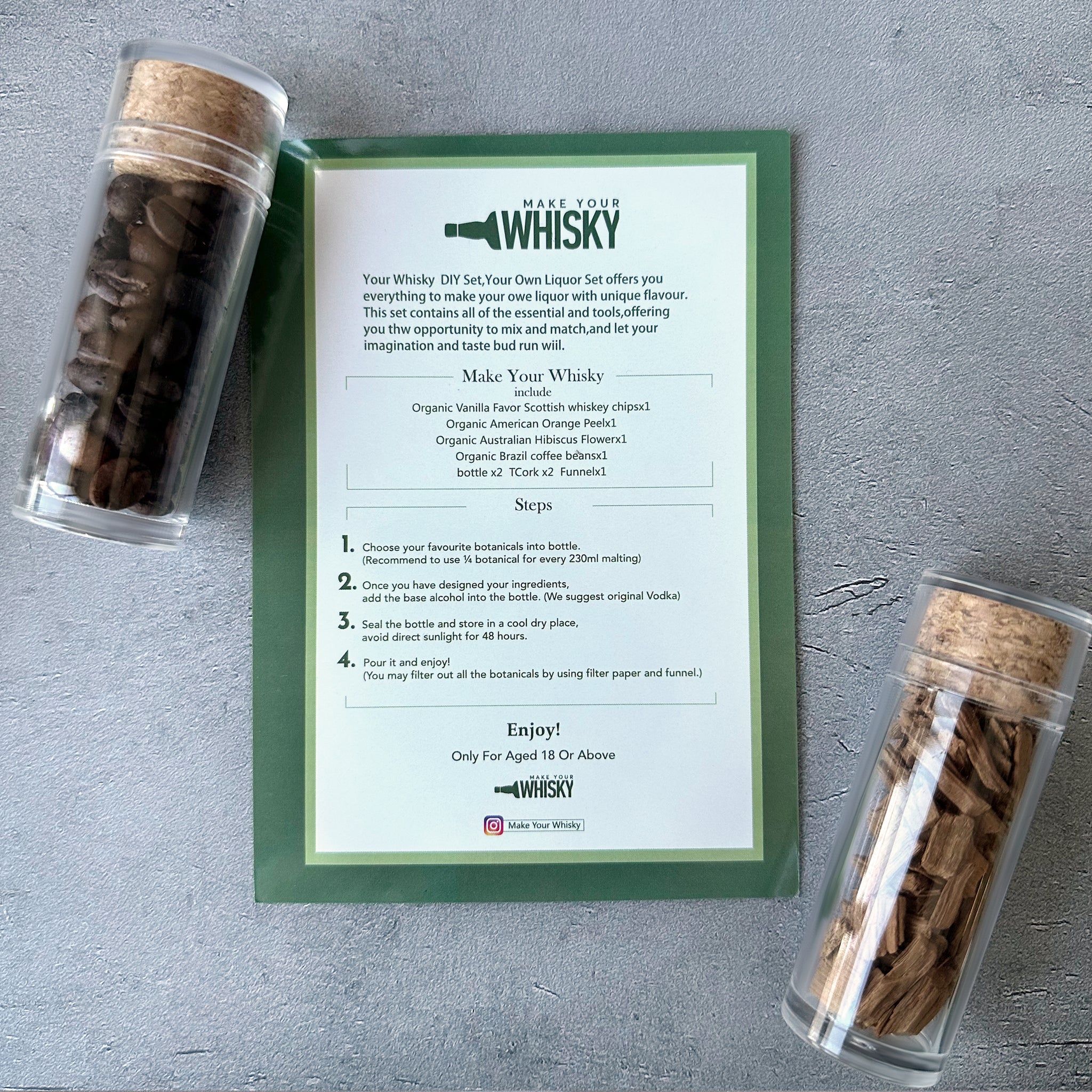 【DIY威士忌禮盒】Make Your Liquors Kit Home Edition - DIY 自製只屬自己口味的威士忌 情人節送男朋友老公交換禮物 驚喜實用創意禮物 商務公司客戶禮物 訂製禮盒  交換禮物 DY04-280 - Design Your Own Wine