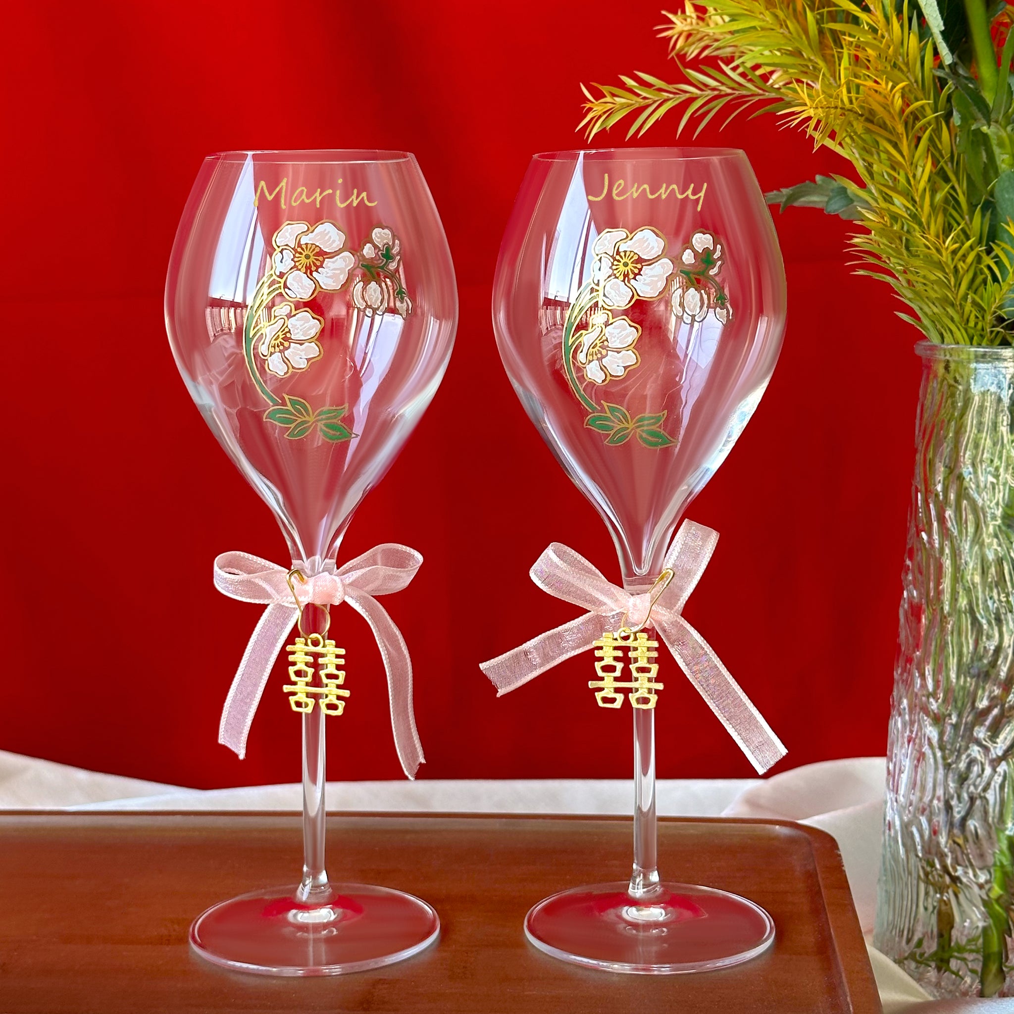 【人像雕刻】 Perrier-Jouët Grand Brut套裝 情侶禮物 客製化禮物 情人節禮物 婚禮送新人 週年紀念禮物送新郎新娘禮物 祝賀祝福創意禮物禮物DY05-59 - Design Your Own Wine