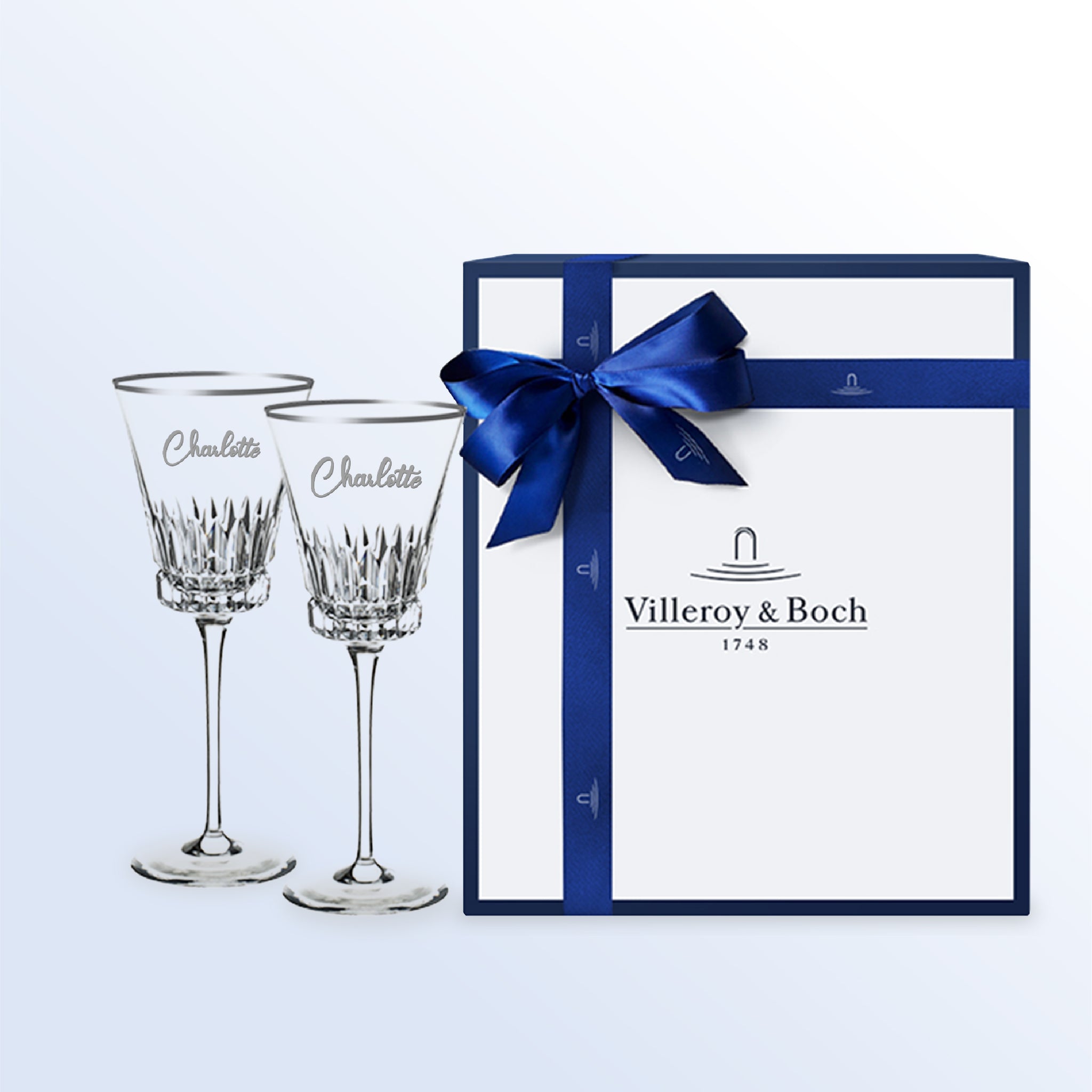 德國Villeroy & Boch葡萄酒杯|雕刻禮物（客製化）情侶禮物 刻字禮物 生日禮物 - Design Your Own Wine