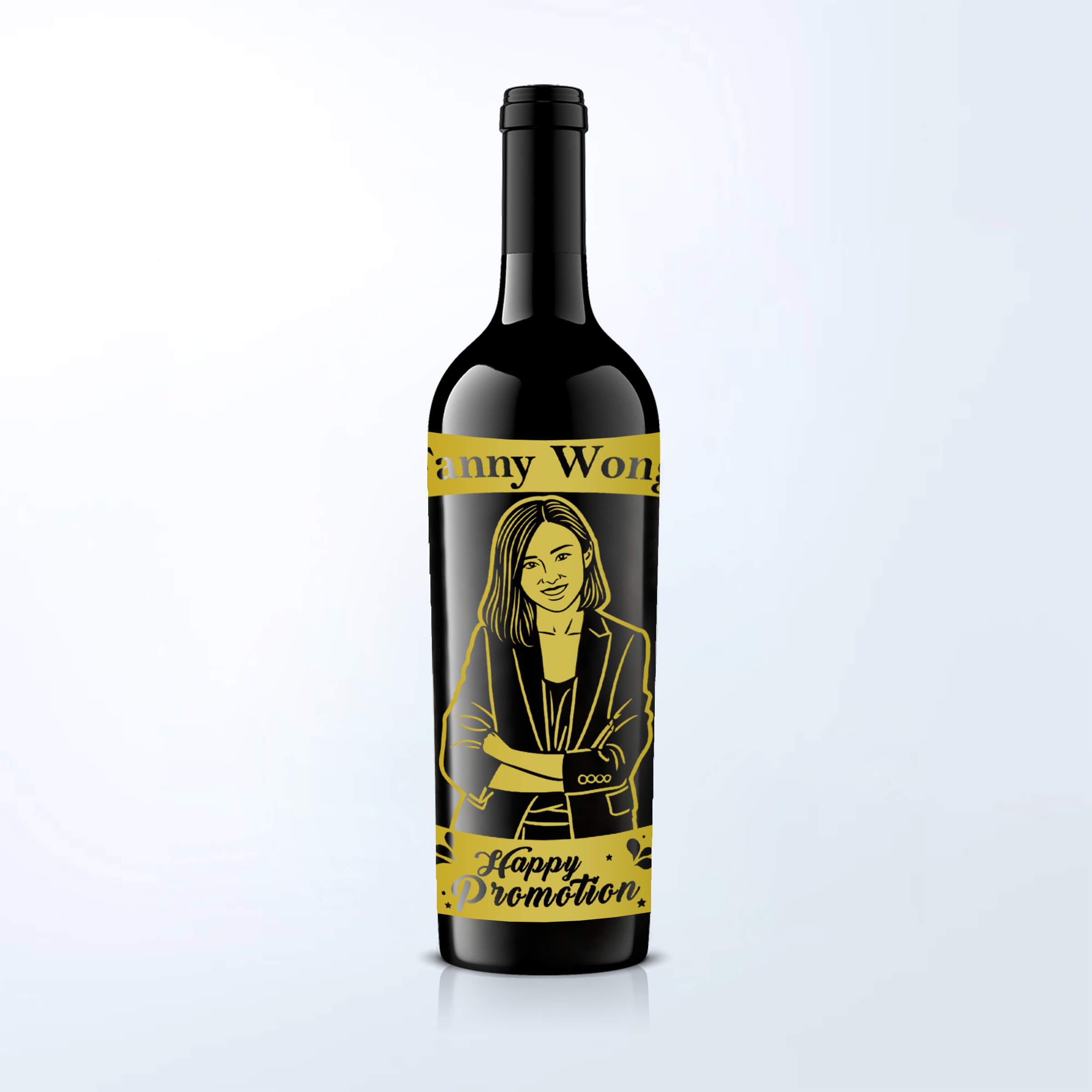Yao Family Wines| 人像雕刻 文字訂製雕刻禮物 紀念禮物（客製化）結婚禮物 榮休禮物 生日禮物 - Design Your Own Wine
