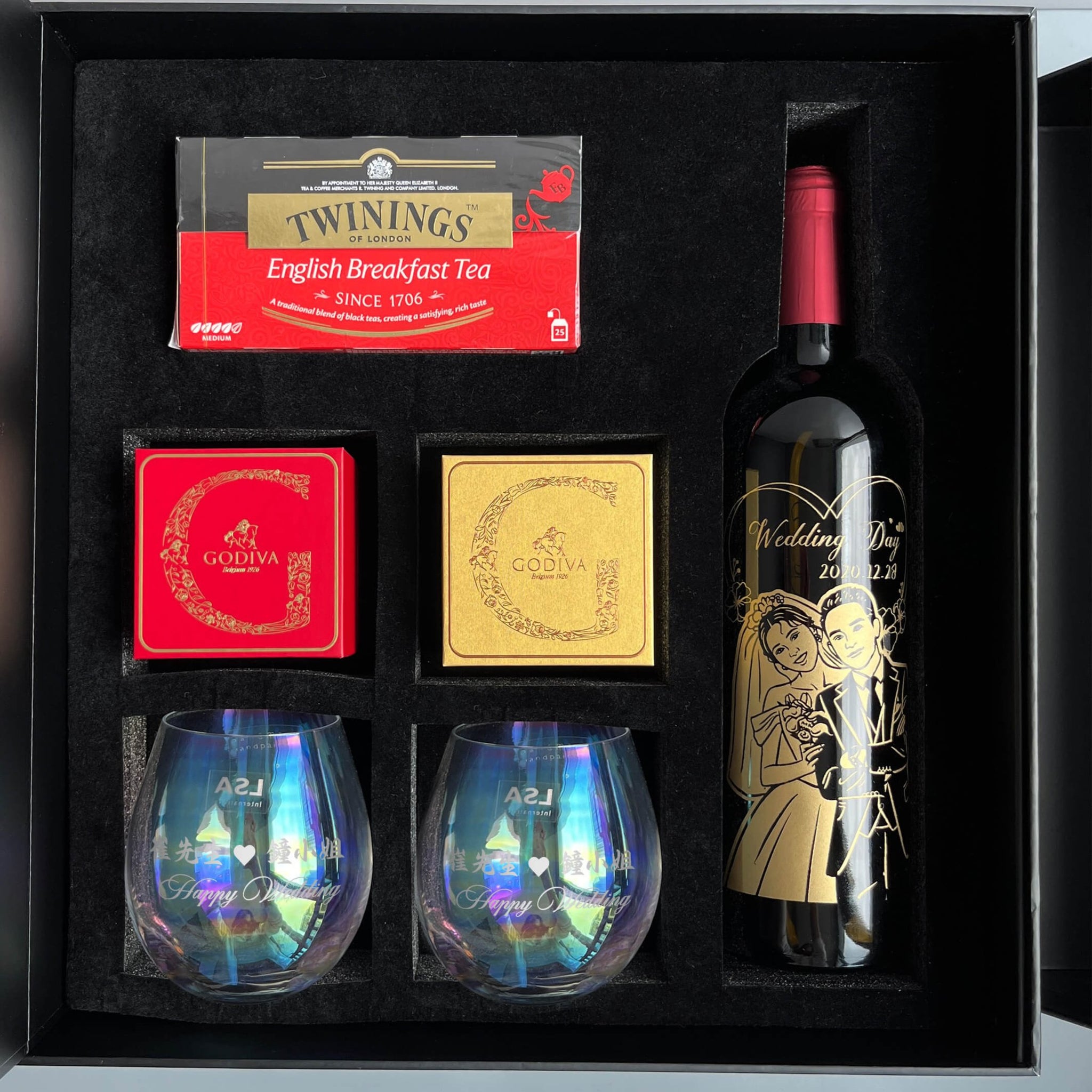 Gift Sets| 客製化人像雕刻禮物 （結婚禮物）禮物套裝 送禮佳品 - Design Your Own Wine