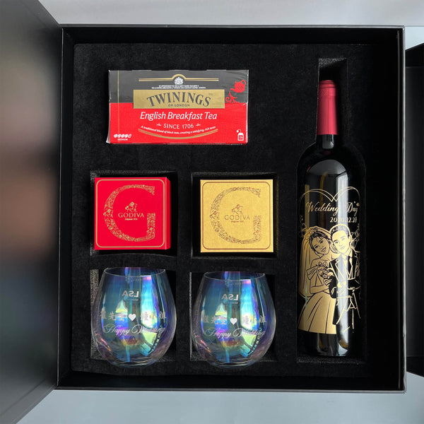 Gift Sets| 客製化人像雕刻禮物 （結婚禮物）禮物套裝 送禮佳品 - Design Your Own Wine