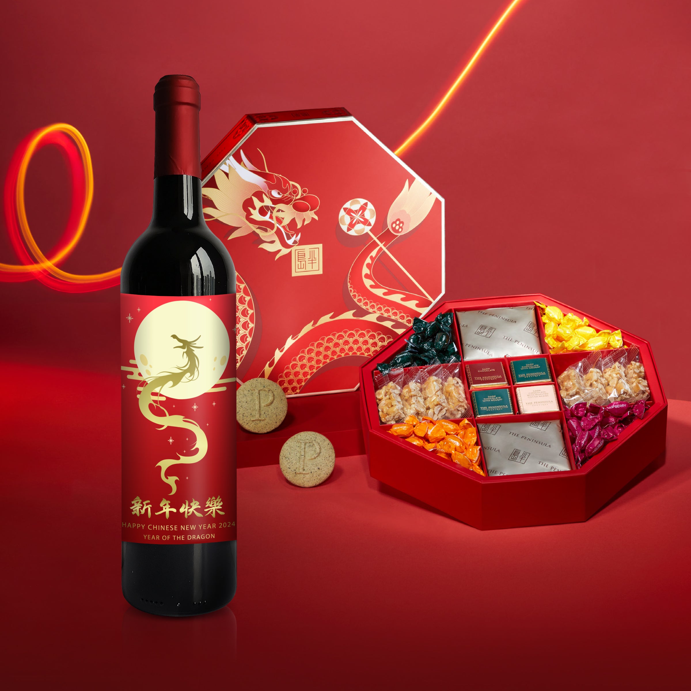 2024 CNY Gifts|客製化紅酒雕刻禮物&半島新春全盒（新年禮物） - Design Your Own Wine