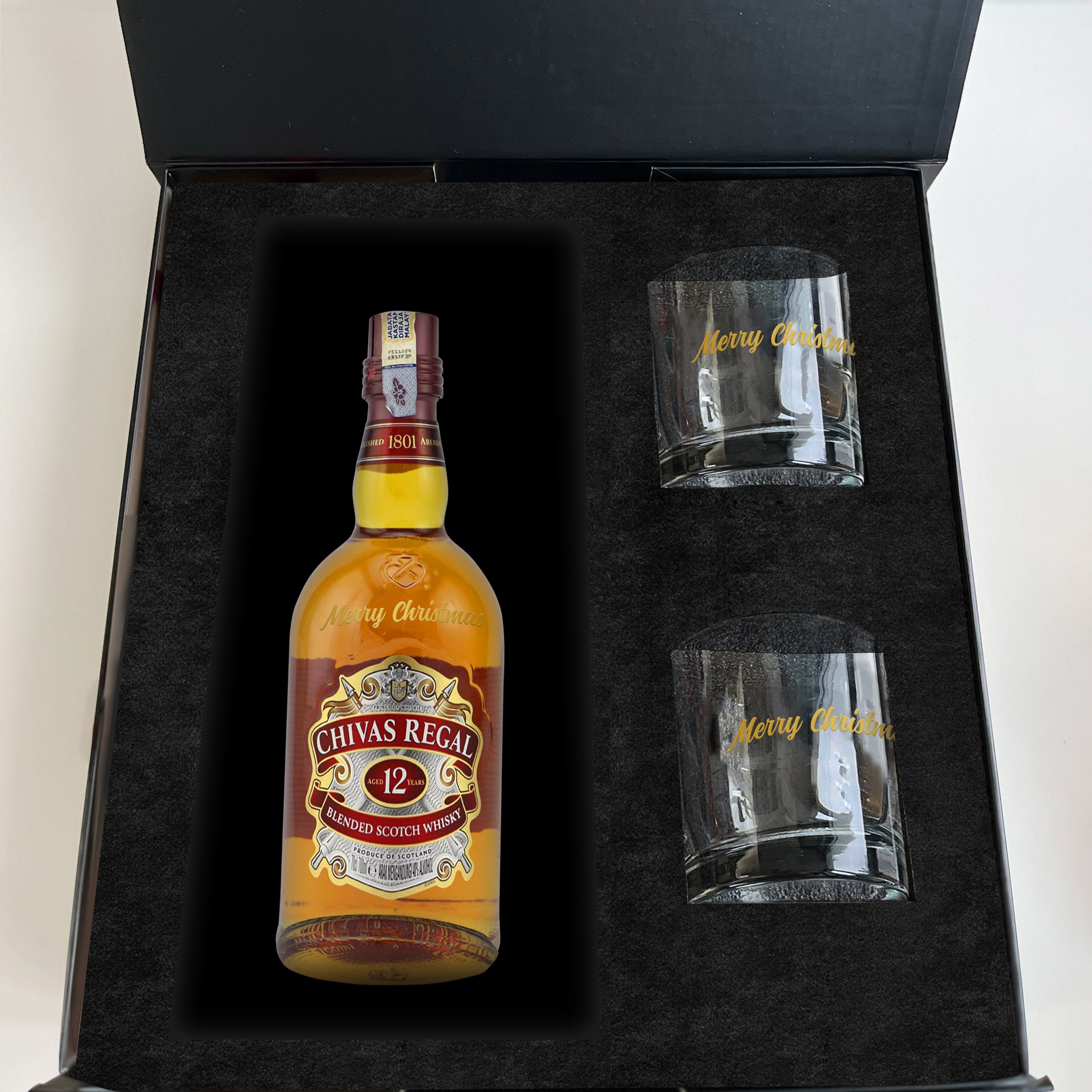 Whisky Gift Set|訂製雕刻chivas 禮物套裝 雕刻禮物（客製化）聖誕禮物 - Design Your Own Wine
