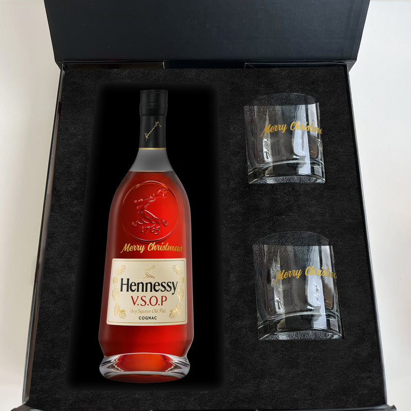 Whisky Gifts Set|雕刻Hennessy V.S.O.P 禮物套裝 客製化（聖誕禮物）商務 交換禮物 - Design Your Own Wine