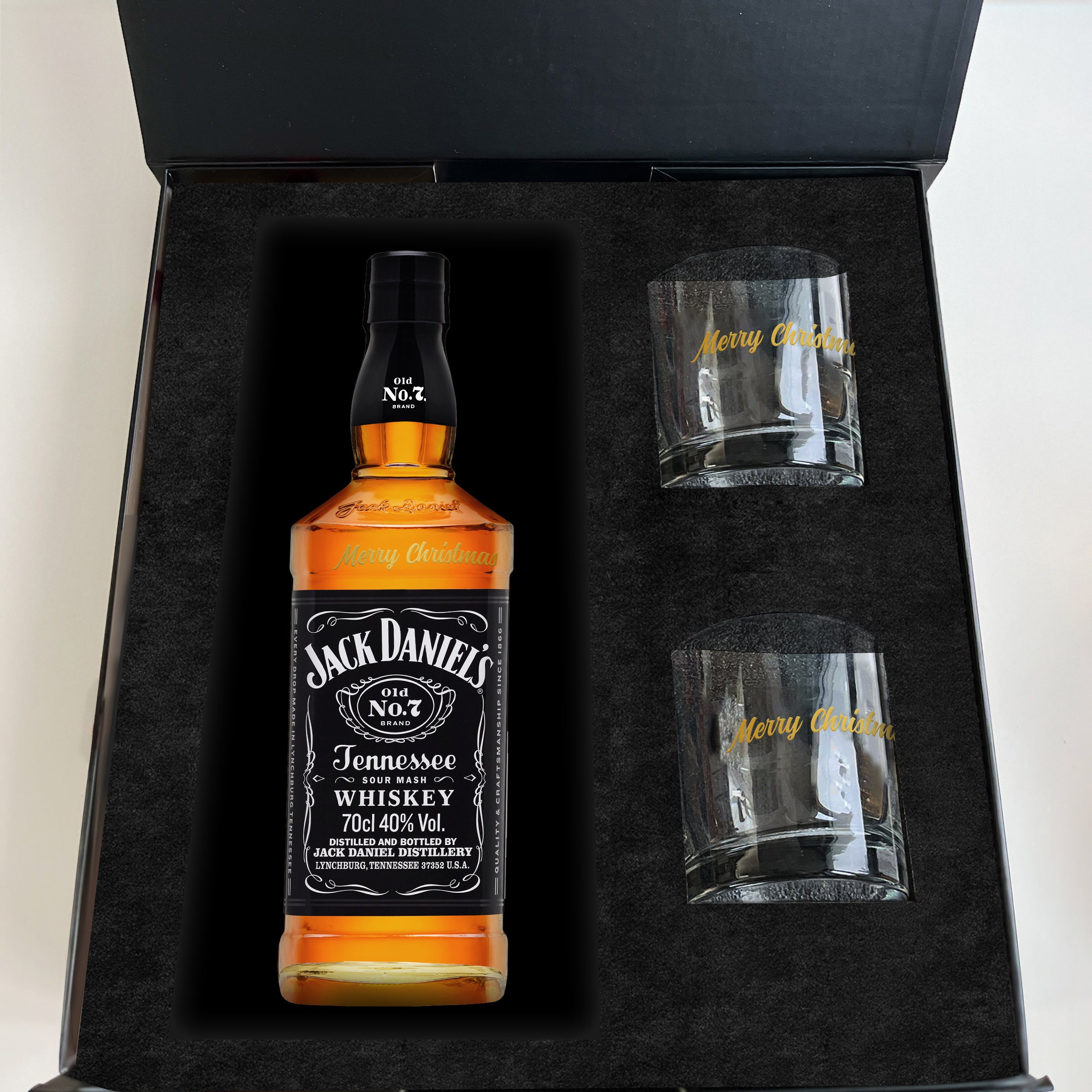 Jack Daniel’s Old No.7 Whiskey Gift Set|客製化雕刻禮物 聖誕禮物 交換禮物 - Design Your Own Wine