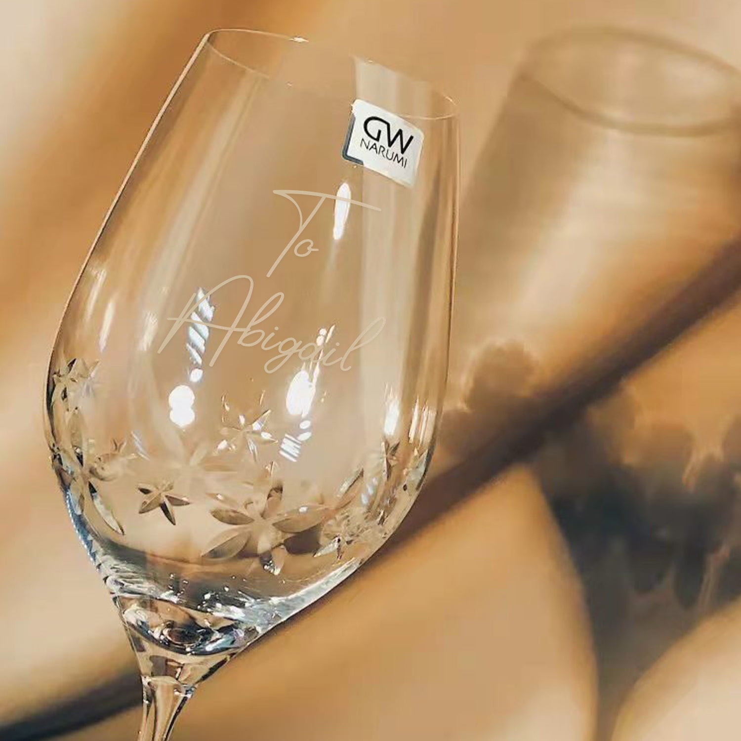 【訂制】禮物 |日本NARUMI 鳴海「Star Flower 」星之花酒杯 - Design Your Own Wine